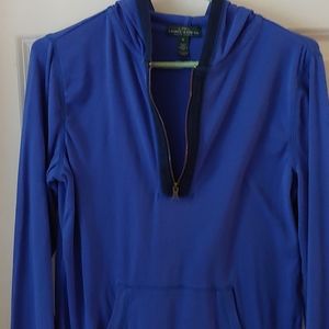 Ralph Lauren Polo M royal blue zipper hoodie